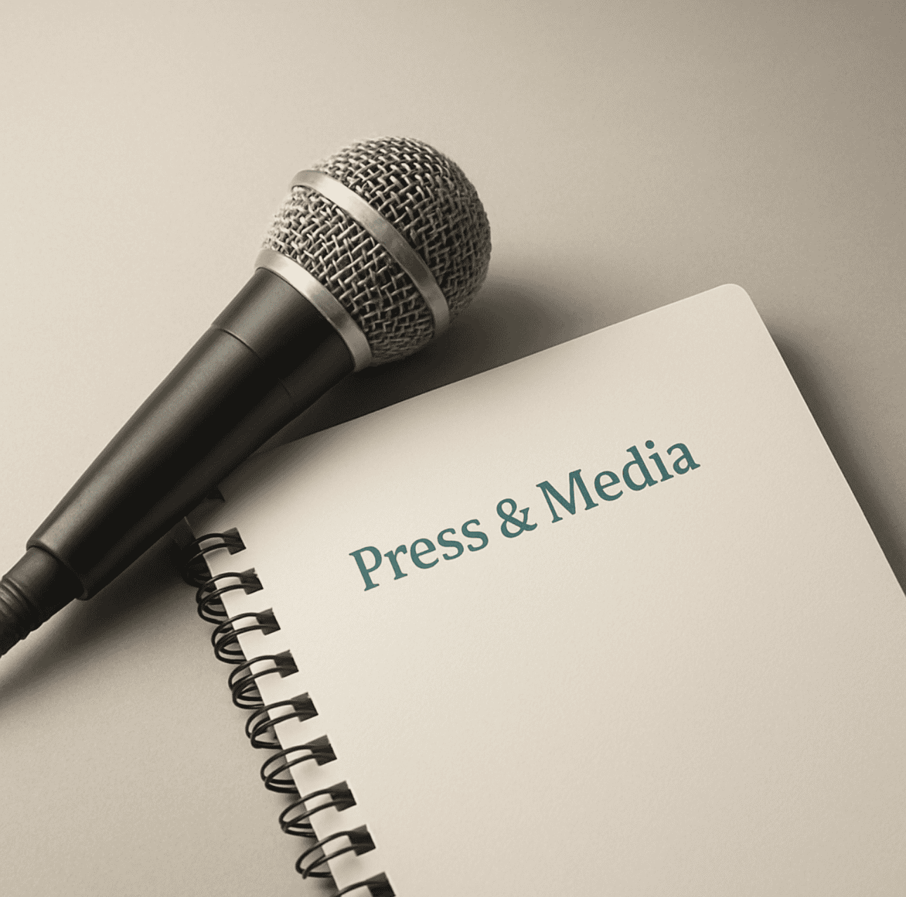 Press and media inquiries concept for interviews and expert commentary.